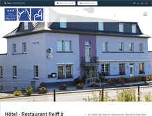 Tablet Screenshot of hotel-reiff.lu